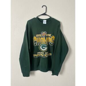 Vintage 1997 Green Bay Packers Super Bowl Crewneck - XL